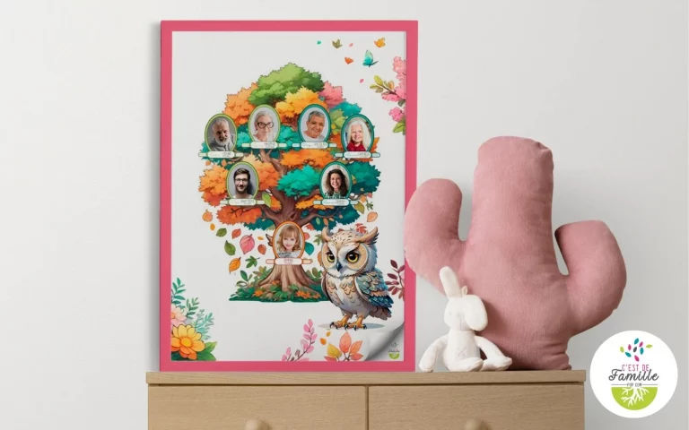 Arbre généalogique sur mesure pour enfants