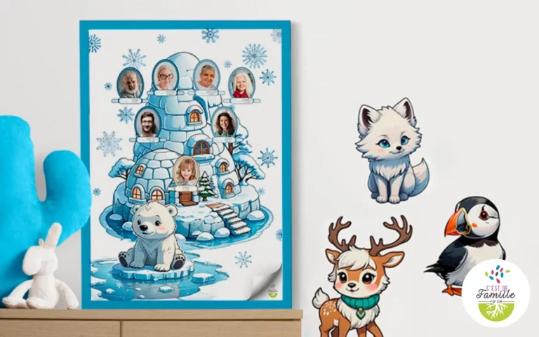 Arbre généalogique sur mesure pour enfants