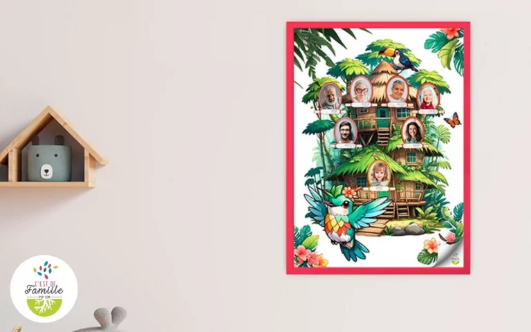 Arbre généalogique sur mesure pour enfants