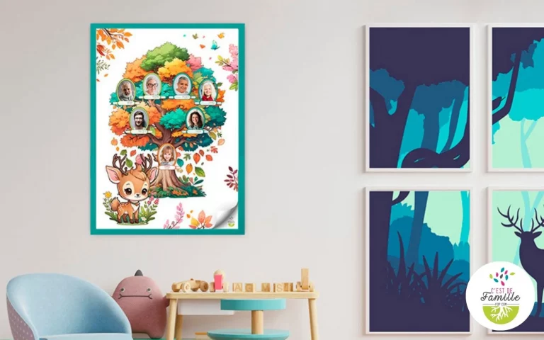 Arbre généalogique sur mesure pour enfants