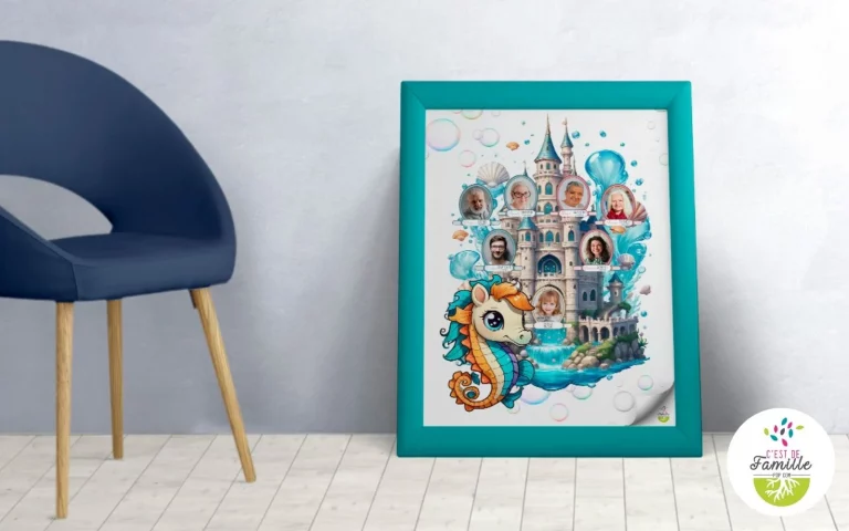 Arbre généalogique sur mesure pour enfants