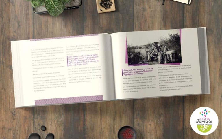 Livre mémoire personnalisé