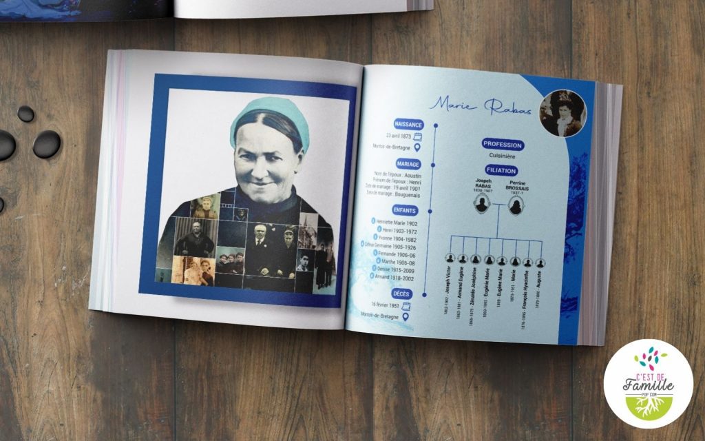 Livre mémoire personnalisé