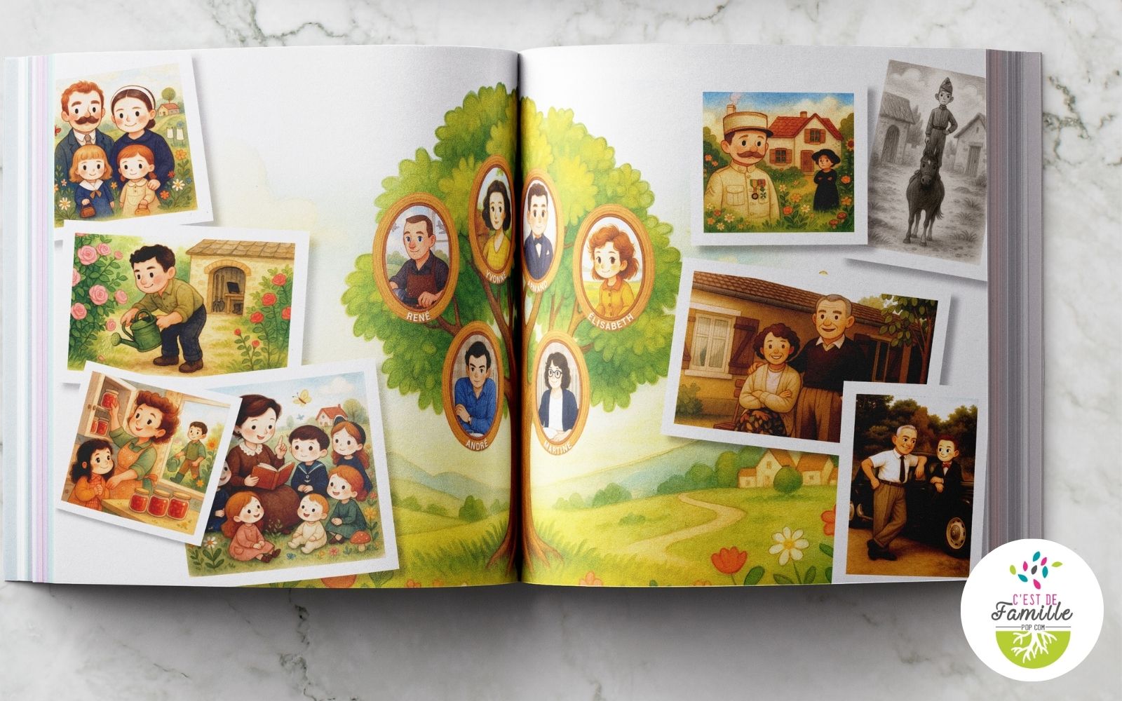 Généalogie créative pour les enfants et les ados