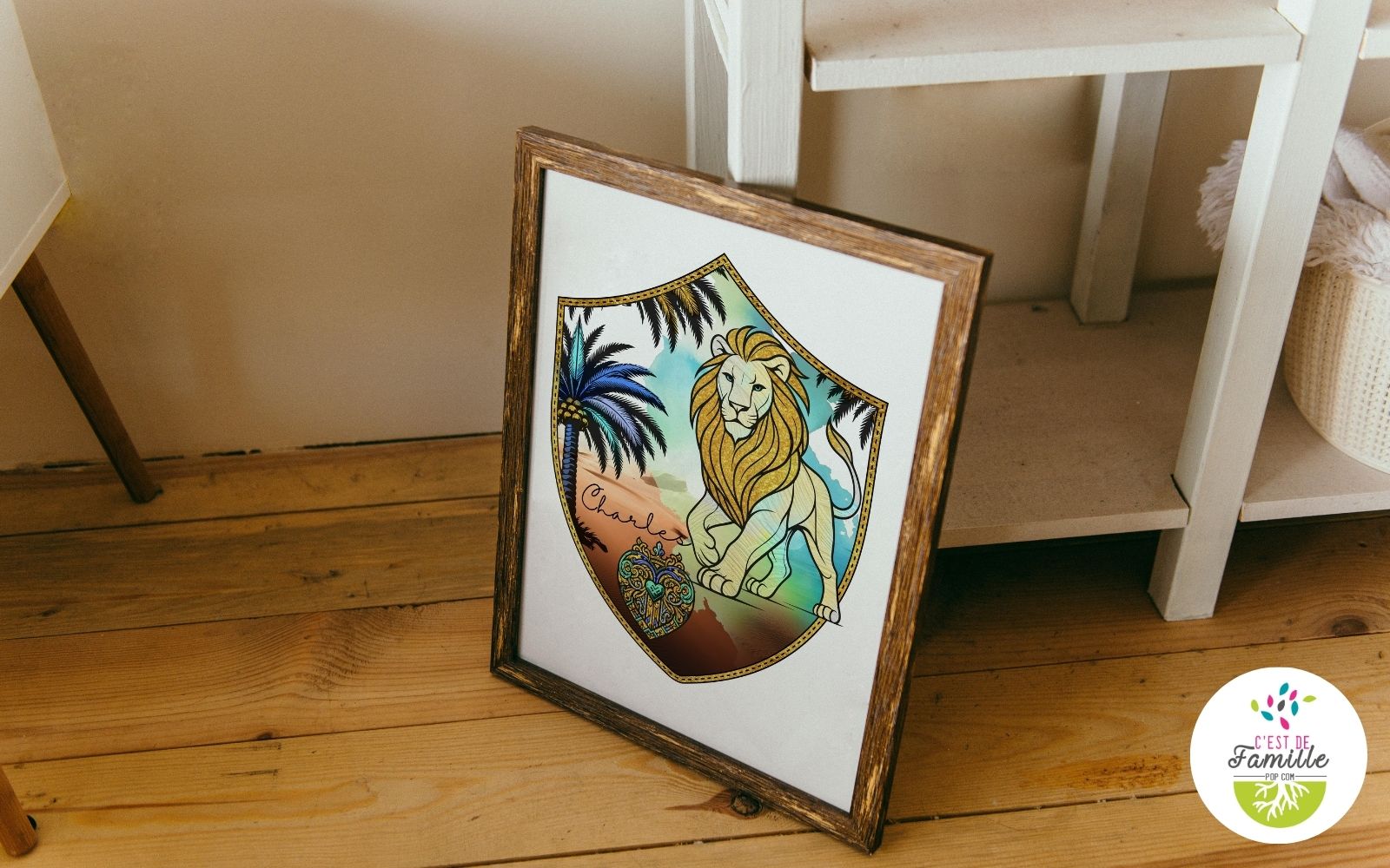 blason prénom sur mesure