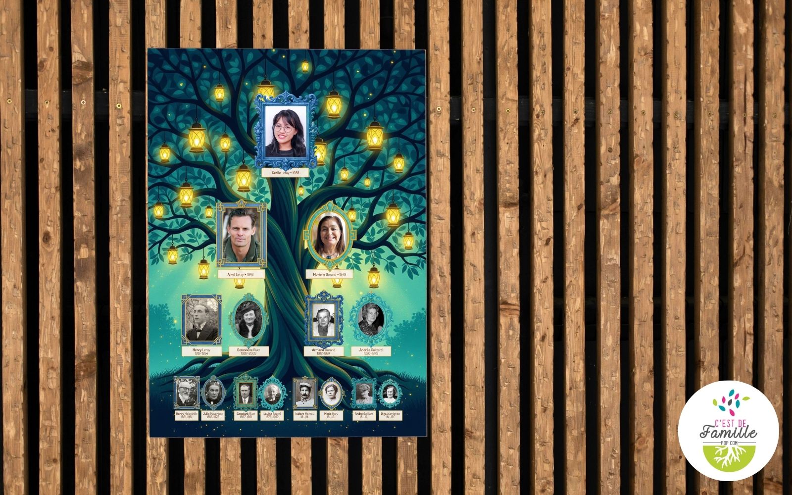 arbre généalogique et graphique sur mesure