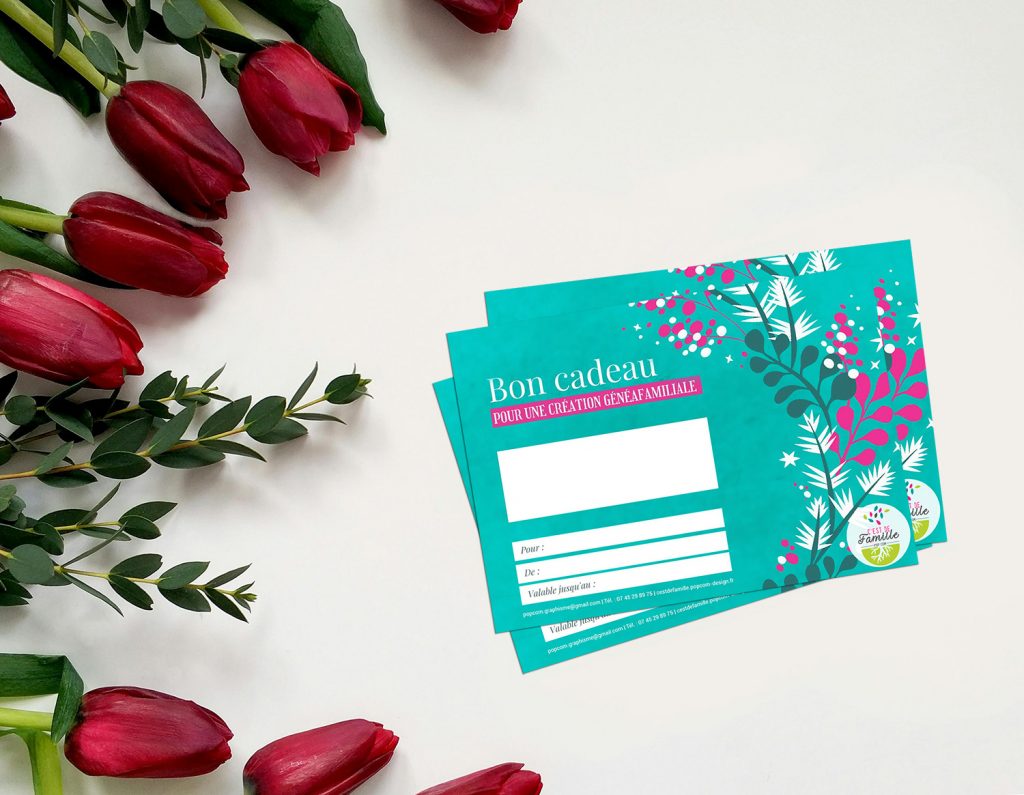 carte cadeau mémoire familiale