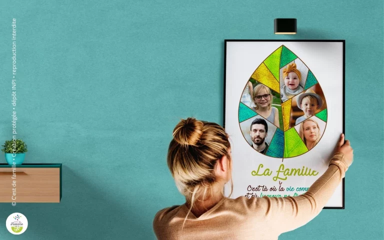 Portrait de famille personnalisé
