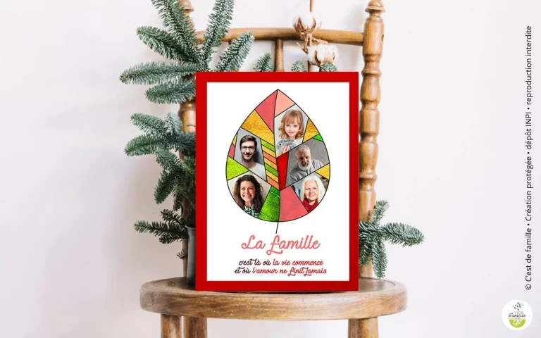 Portrait de famille personnalisé