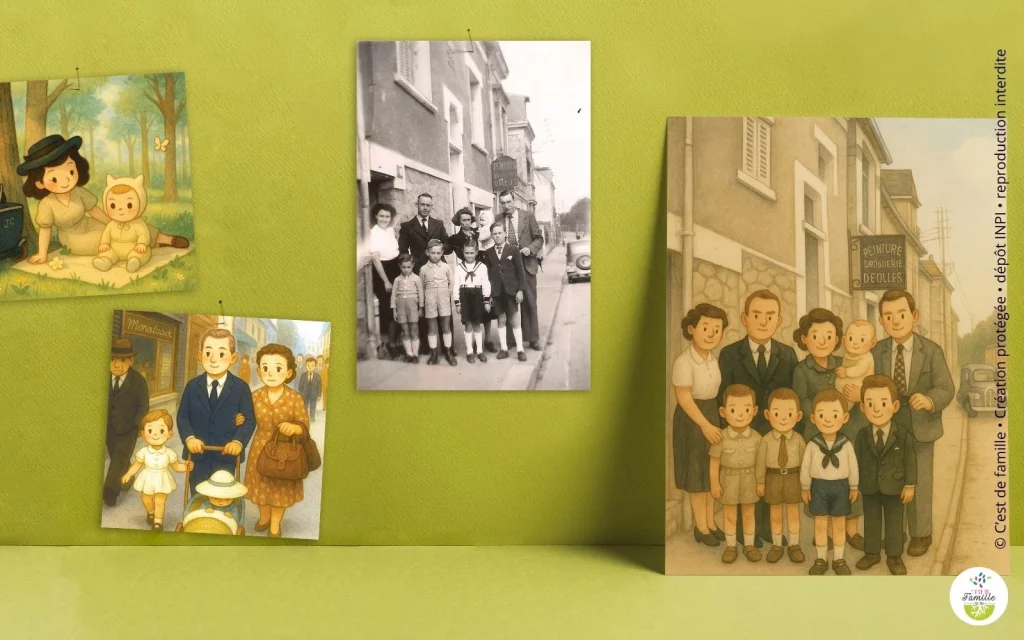 Découvrir son histoire familiale peut devenir une aventure sensible et joyeuse.