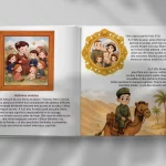 Livre généalogique jeunesse personnalisé avec photos et récits familiaux