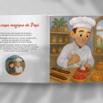 Livre généalogique jeunesse personnalisé avec photos et récits familiaux
