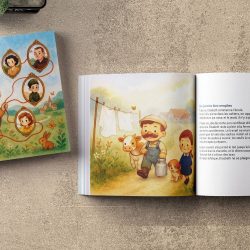 Généalogie créative pour les enfants et les ados. Livre d’histoire familiale illustré créé avec des enfants