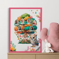 Arbre généalogique personnalisé et illustré