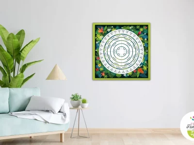 Arbre généalogique sur mesure circulaire