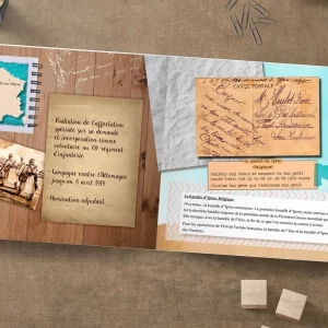Exemple de création généagraphique pour transmettre une histoire familiale