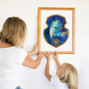 Blason prénom personnalisé pour naissance ou cadeau enfant